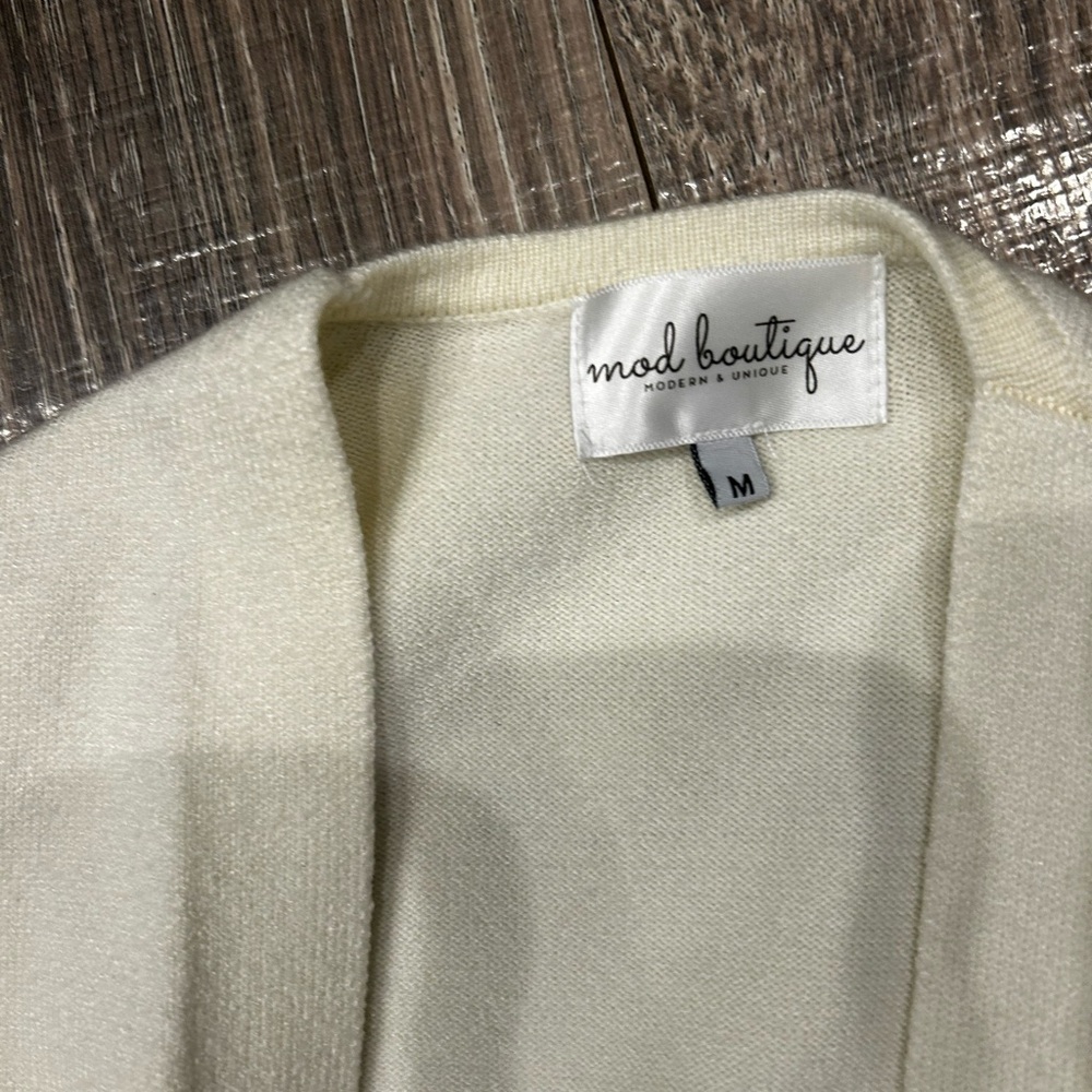 Colorblock Open Front Cardigan - Picture 3 of 3